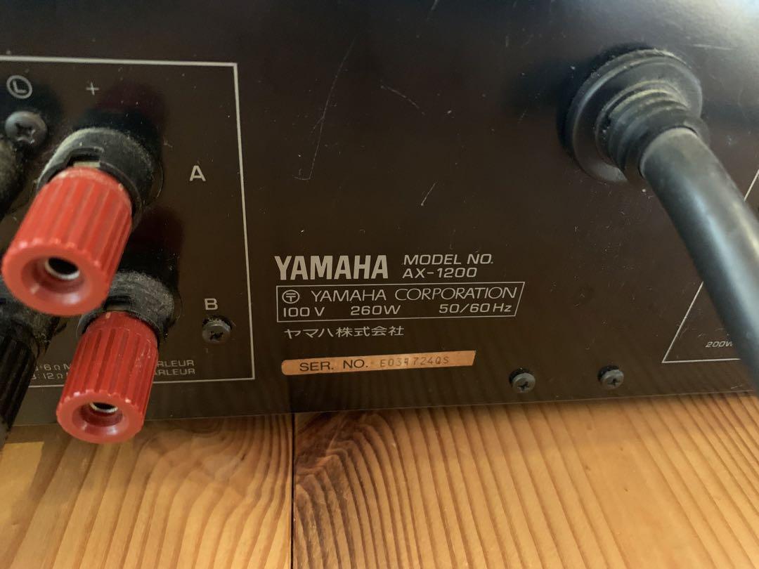 YAMAHA AX-1200 ヤマハ プリメインアンプ - メルカリ