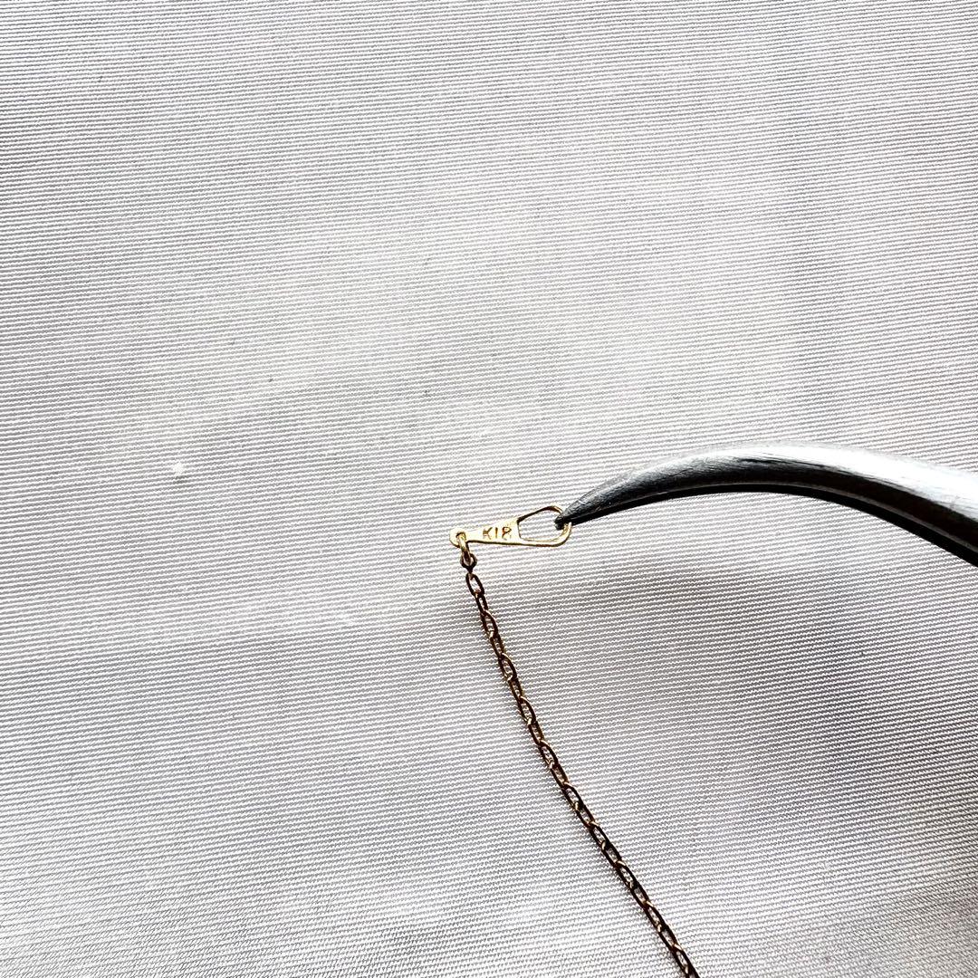K18 18金 刻印　リング ネックレス　チェーン　8.4g まとめ