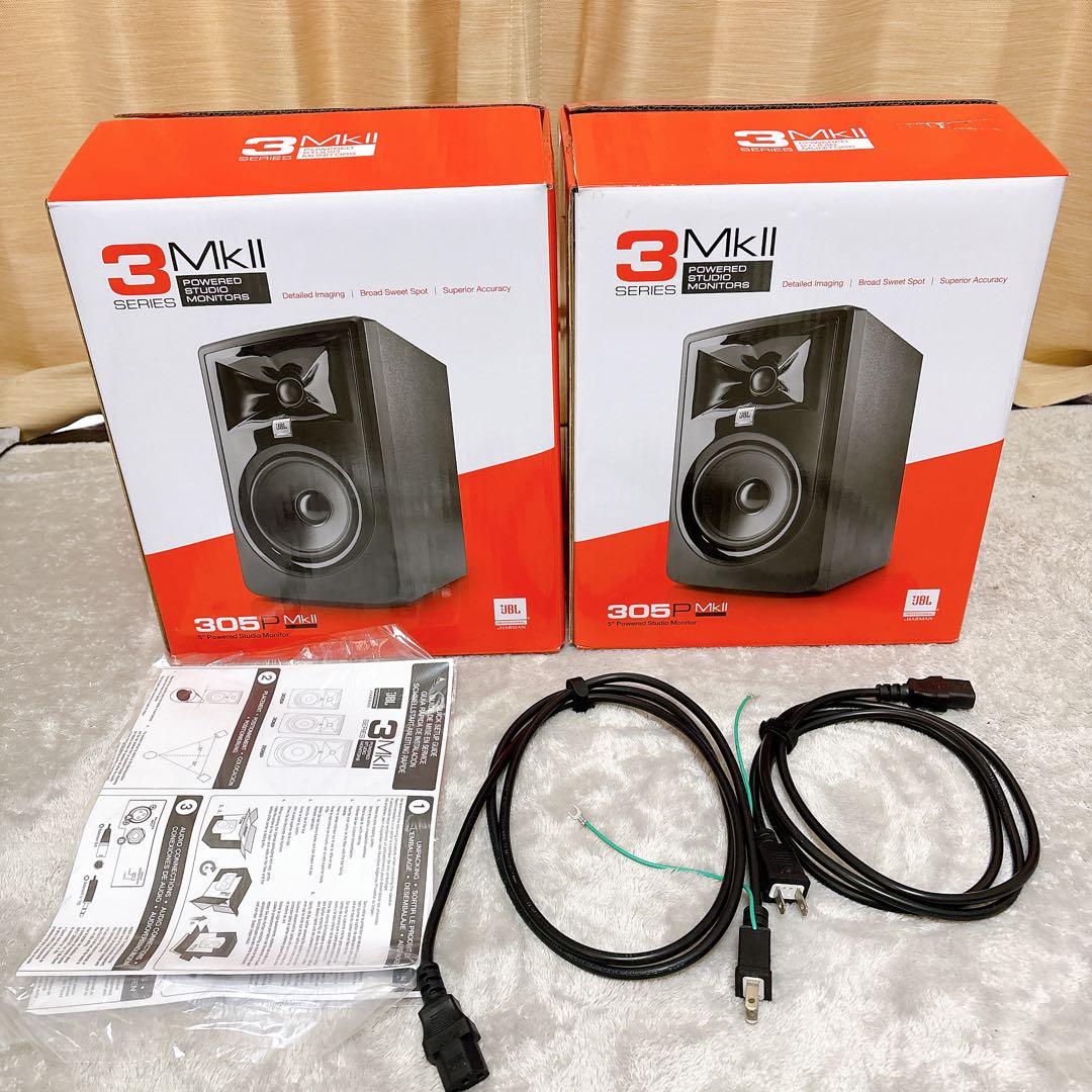 JBL 3 MkII スタジオモニタースピーカー ブラック