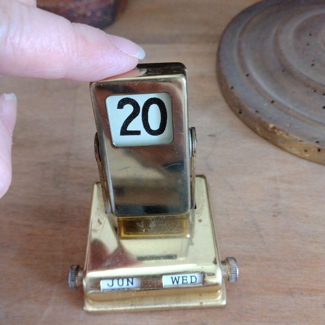 アンティーク卓上カレンダー