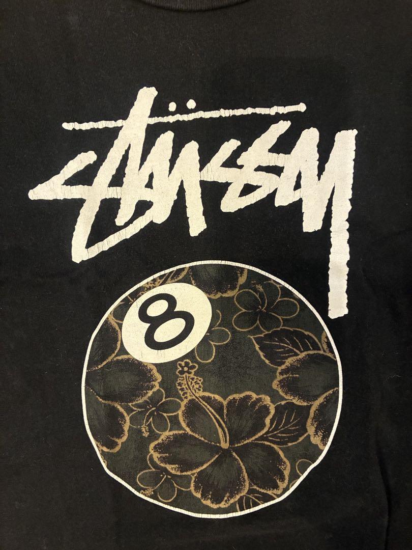 STUSSY 8ボール グラフィック半袖 Tシャツ ブラック　黒色　ステューシー