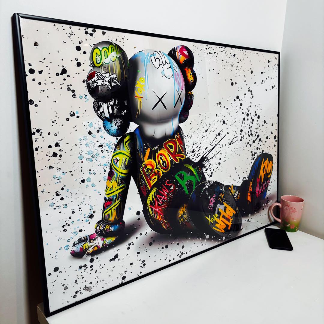ポスター】KAWS(カウズ)47 ベアブリック(A1サイズ)｜Yahoo