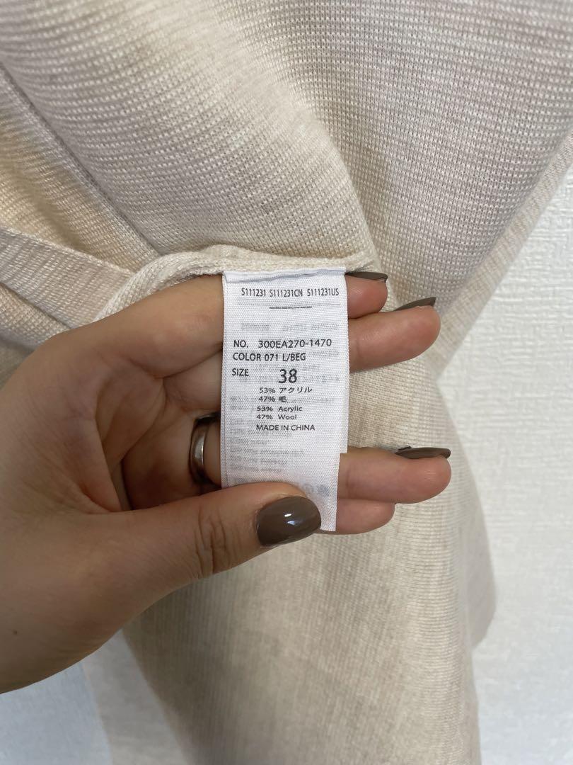 ENFOLD アシンメトリーニットベスト 専門店へ