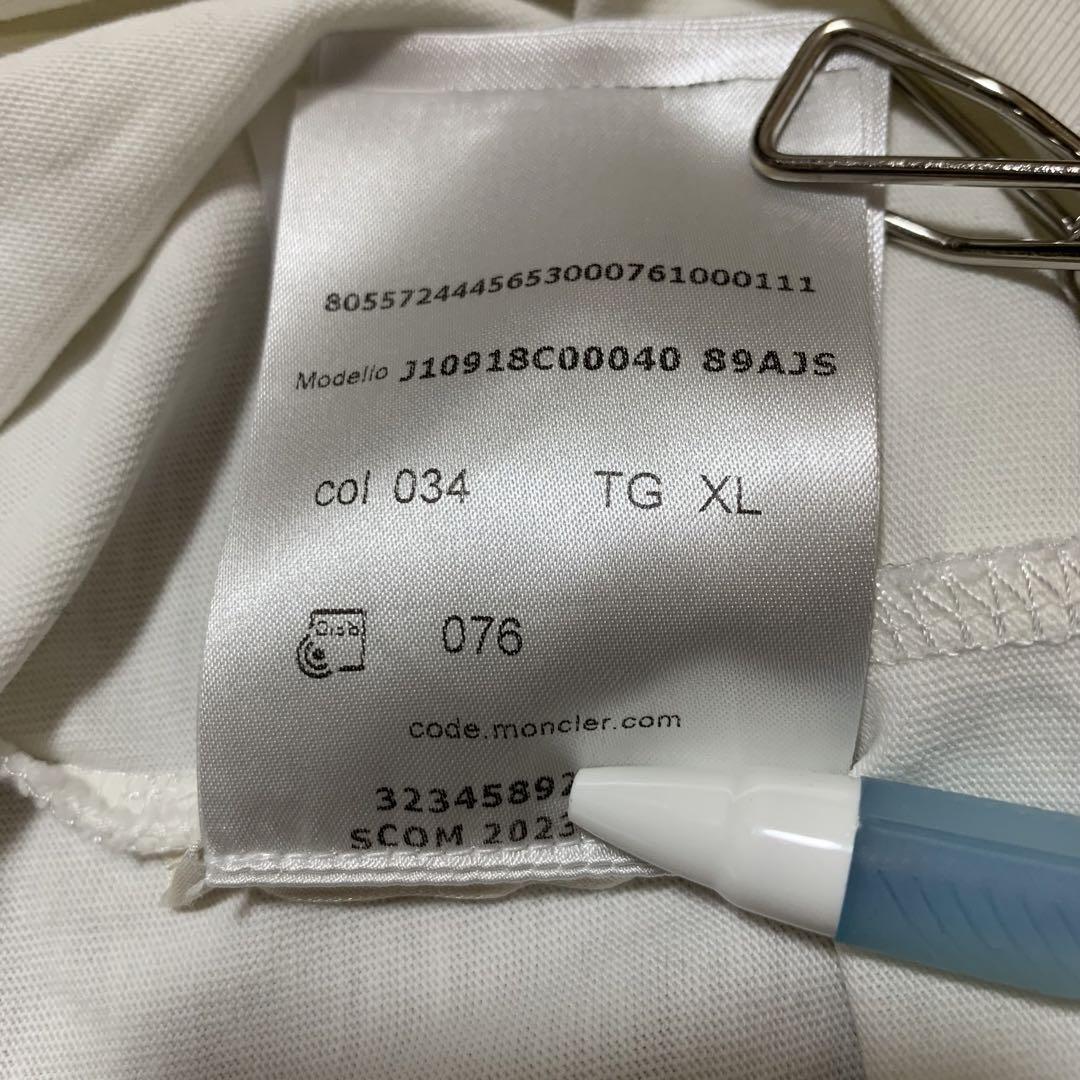 極美品　モンクレール　2024 Tシャツ　メタリック　国内正規品 4S111