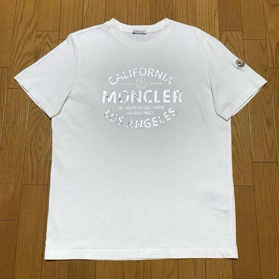 極美品　モンクレール　2024 Tシャツ　メタリック　国内正規品 4S111