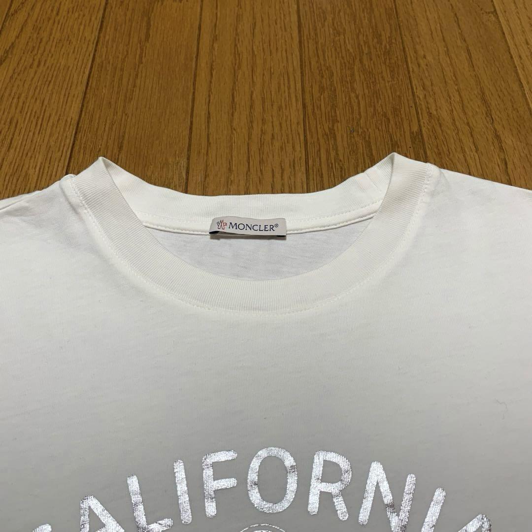 極美品　モンクレール　2024 Tシャツ　メタリック　国内正規品 4S111