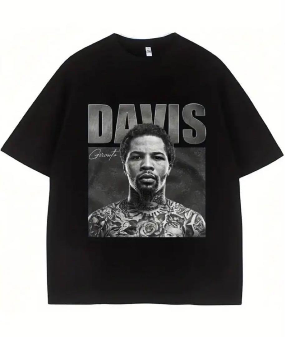 ガーボンタデービス　Tシャツ　ブラック　Lサイズ　半袖　ボクシング　チャンピオン