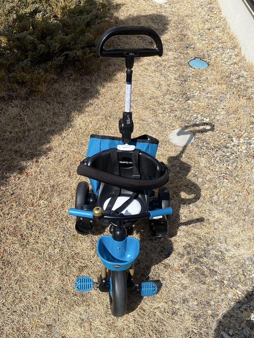 アイデス コンポフィット 2 三輪車 ターコイズブルー