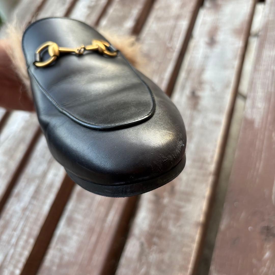 【美品】GUCCI プリンスタウン ファーミュール ホースビット 37 【美品】GUCCI プリンスタウン ファーミュール ホースビット 37