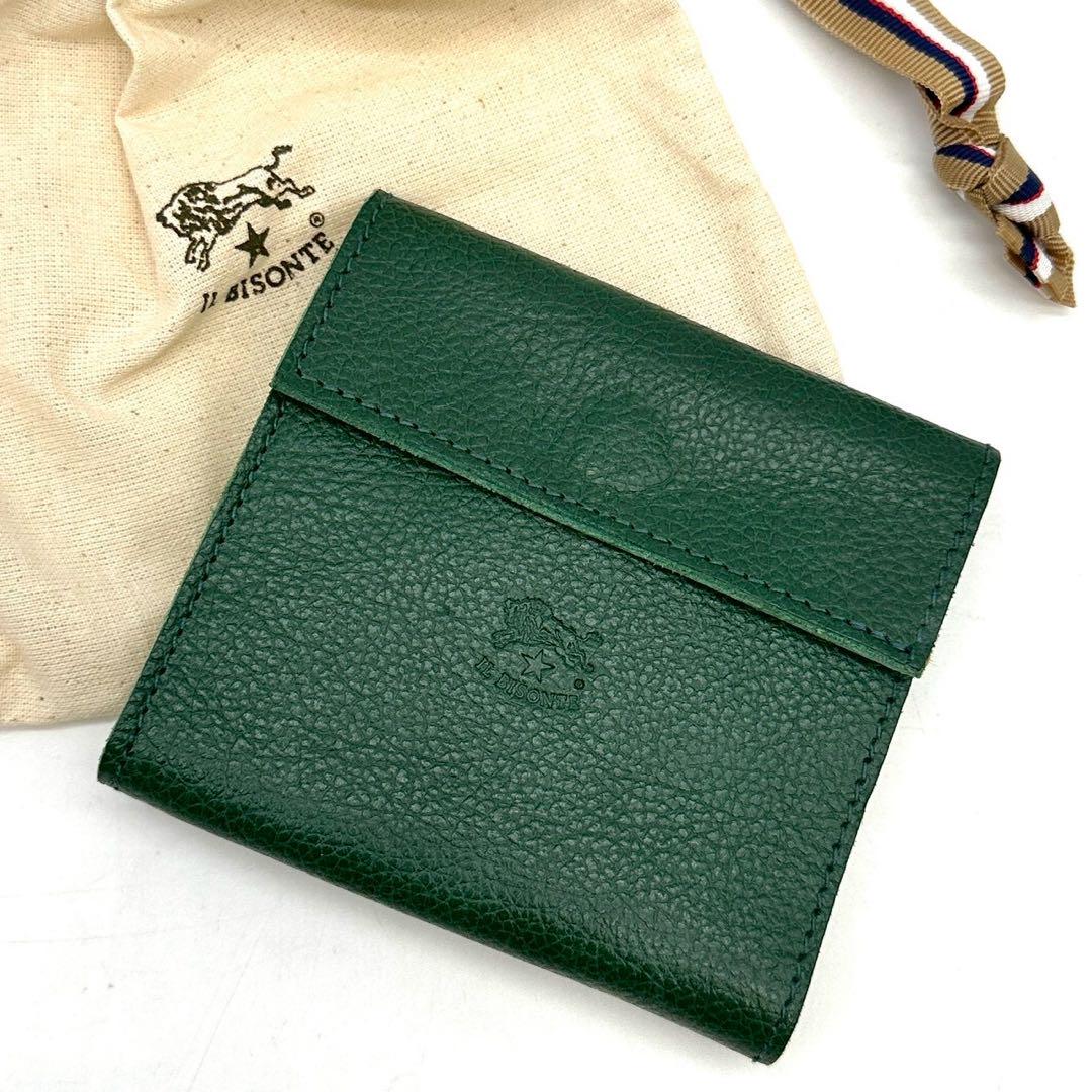 IL BISONTE イルビゾンテ 財布 二つ折り レザー 本革 小銭入れ