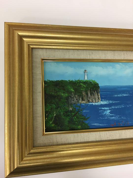 絵画　額縁付き、、風景画　西尾　二郎作 絵画 額縁付き、、風景画 西尾 二郎作 - メルカリ