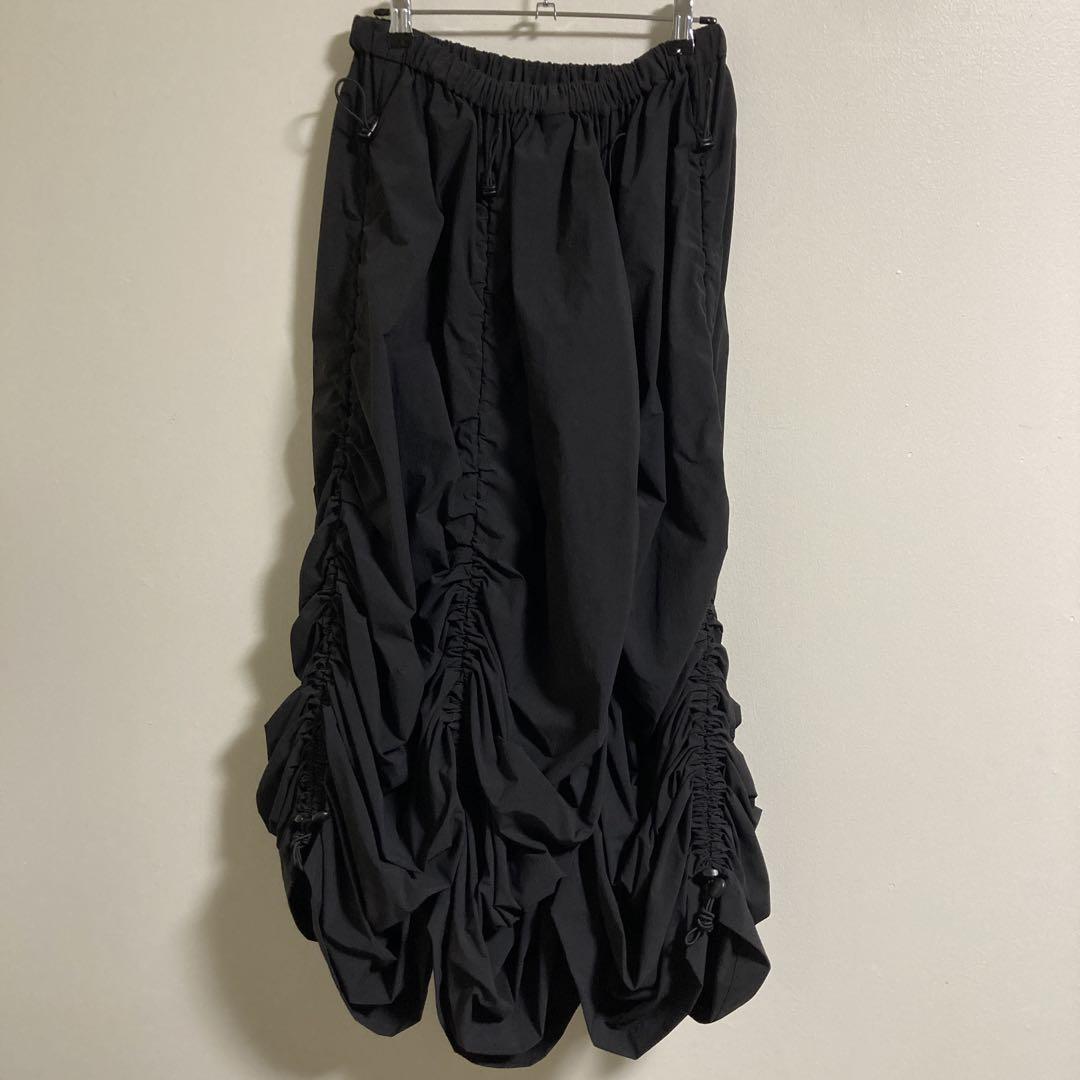 ジュンヤワタナベ　黒ロングスカート