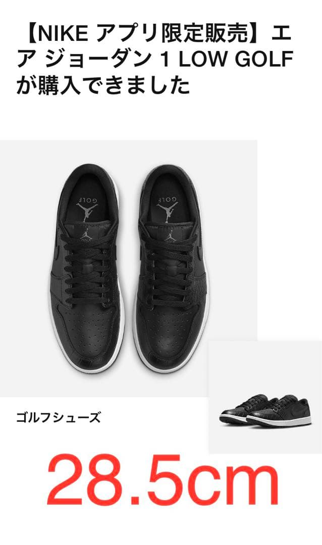 18%OFF】 エアジョーダン1LOW GOLF ブラッククロコダイルスキン
