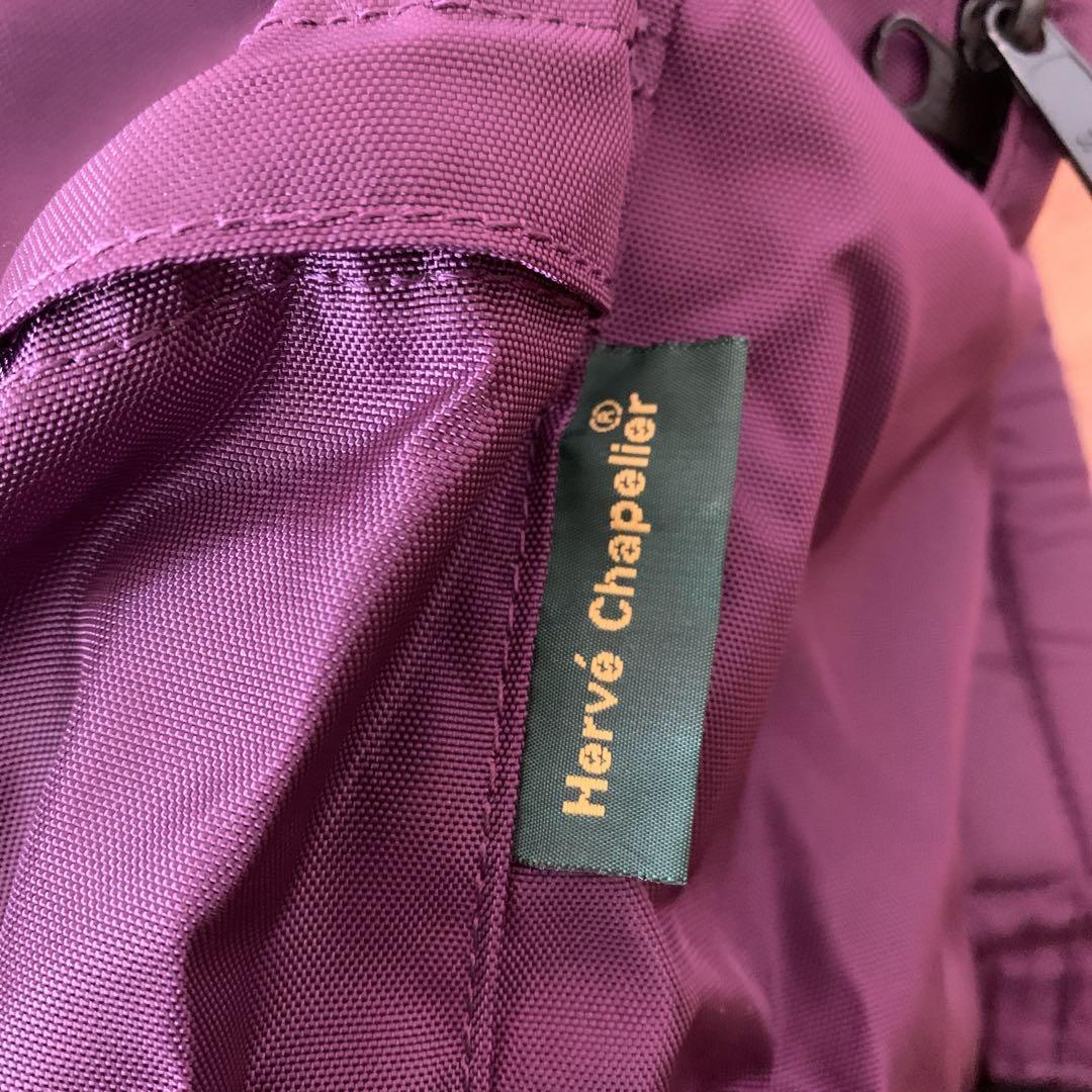 Hervé Chapelierエルベシャプリエ　パープル　バックパック　リュック