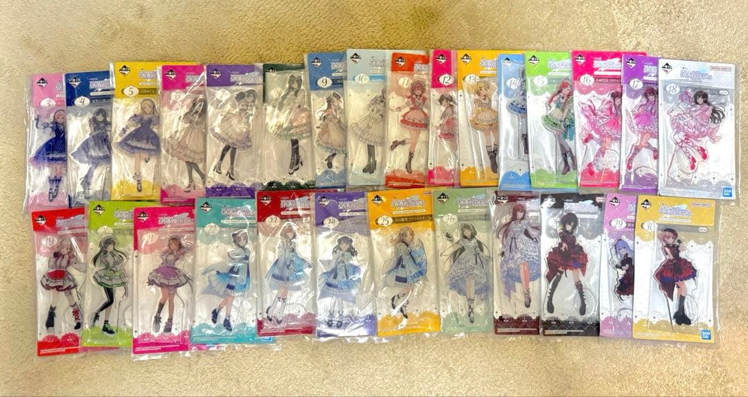 【新品未開封】シャニマス 一番くじ アクスタコンプリートセット