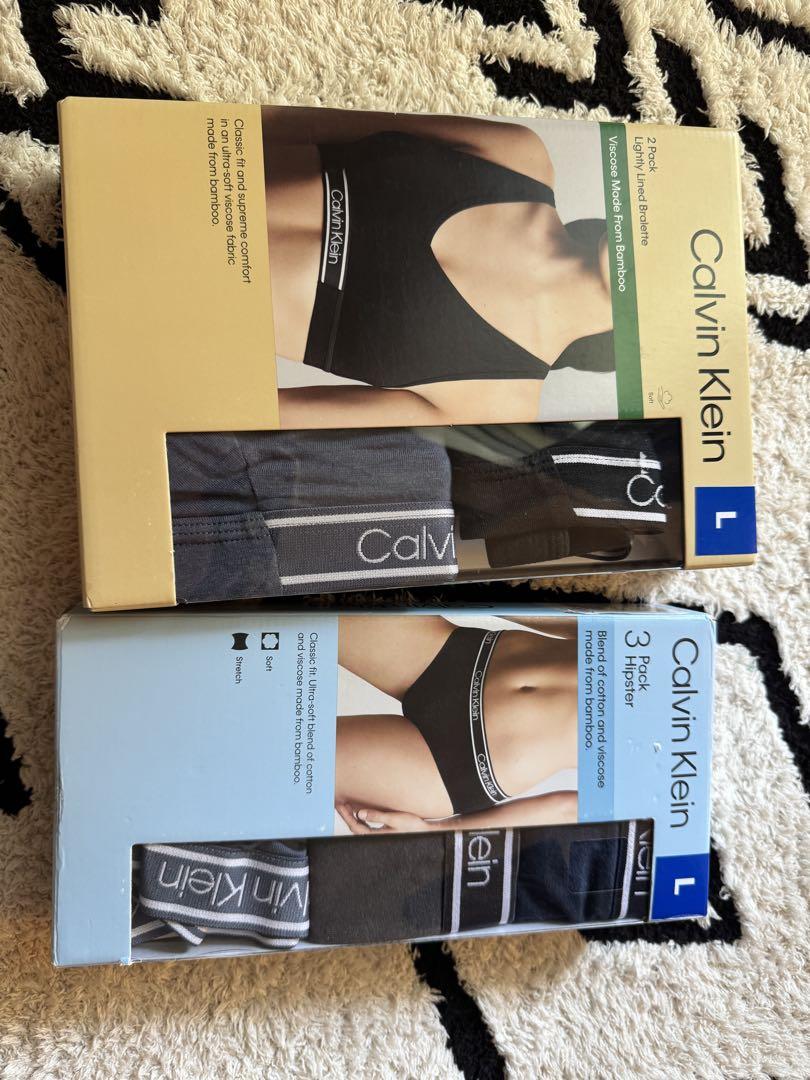 Calvin Klein Lサイズ ブラトップとショーツセット