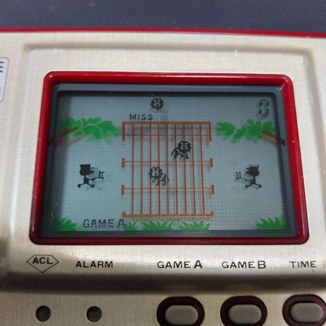 即決 動作品 反射板 偏光板交換済み ゲームウォッチ ジャッジ 緑