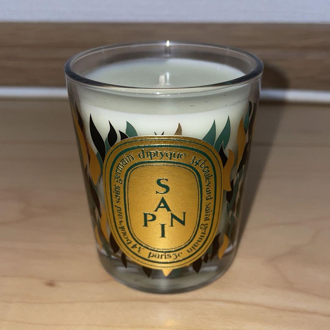 Diptyque ディプティック ホリデー キャンドル　sapin サパン 未使用】ディプティック ミニキャンドル SAPIN サパン 70g