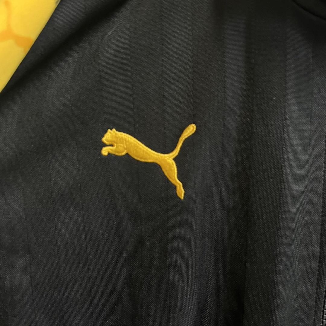 PUMA ジャージ トラックジャケット S 黒/黄色 プージャー