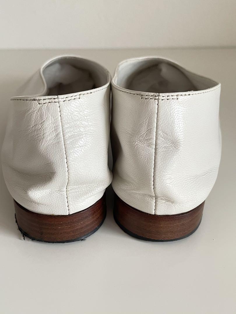 Martiniano glove shoes バレエシューズ フラット 白