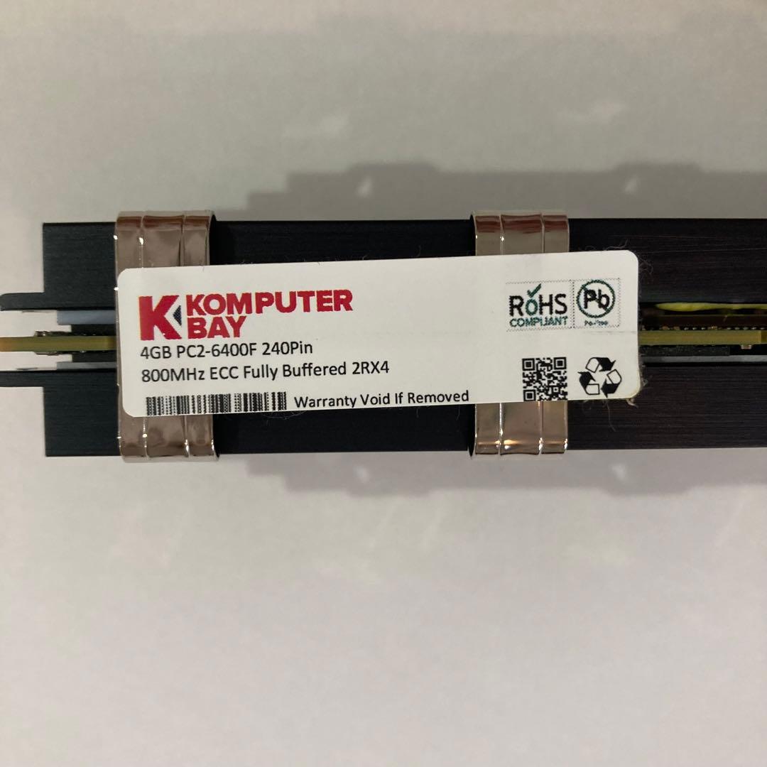 優先配送 MacPro2008用 24GB(4GB×6枚) FB-DIMMメモリ PCパーツ