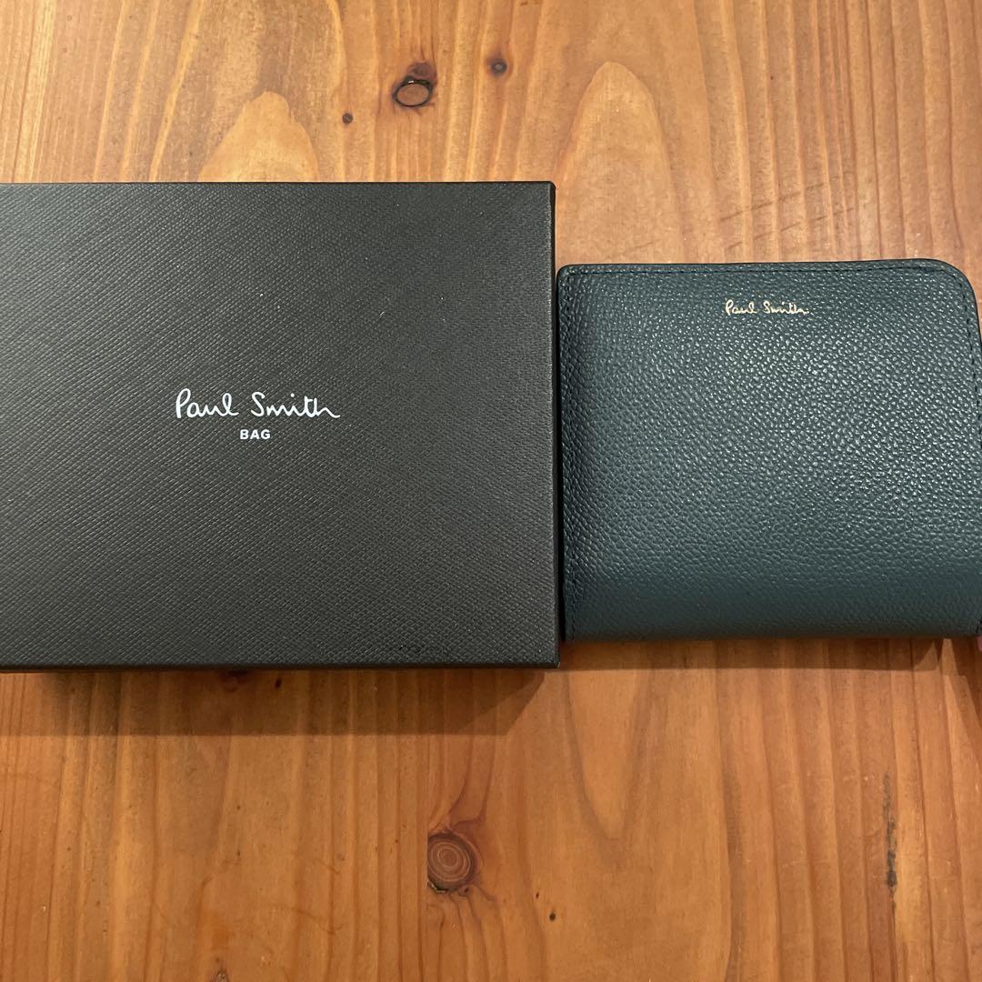 Paul Smith　二つ折り財布　レディース　グリーン