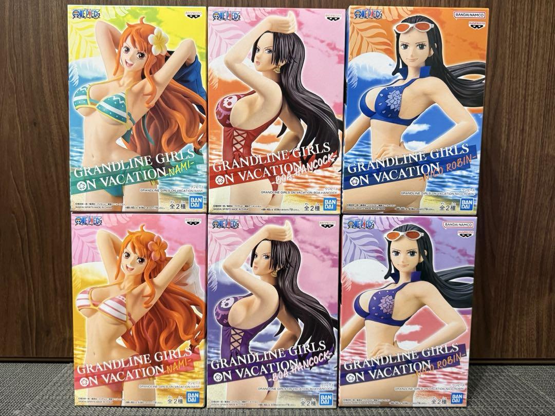 ワンピース GRANDLINE GIRLS ON VACATION 6点セットコミック・アニメ