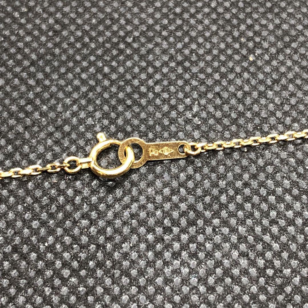 K18マルベリーチェーンゴールドネックレス　美品　1558K2502 K18マルベリーチェーンゴールドネックレス 美品 1558K2502