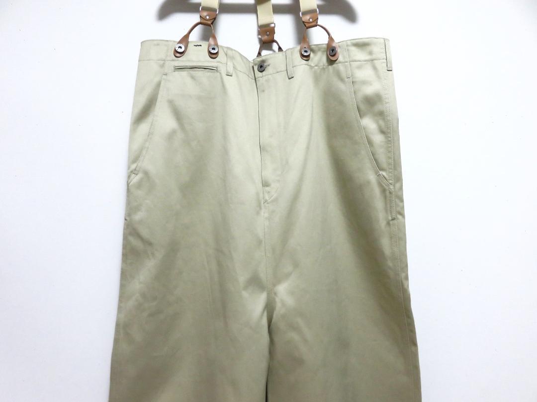 定価4.4万 新品 RHODOLIRION Suspender Pants RHODOLIRION/ロドリリオン Suspender Pants - Chino Cloth