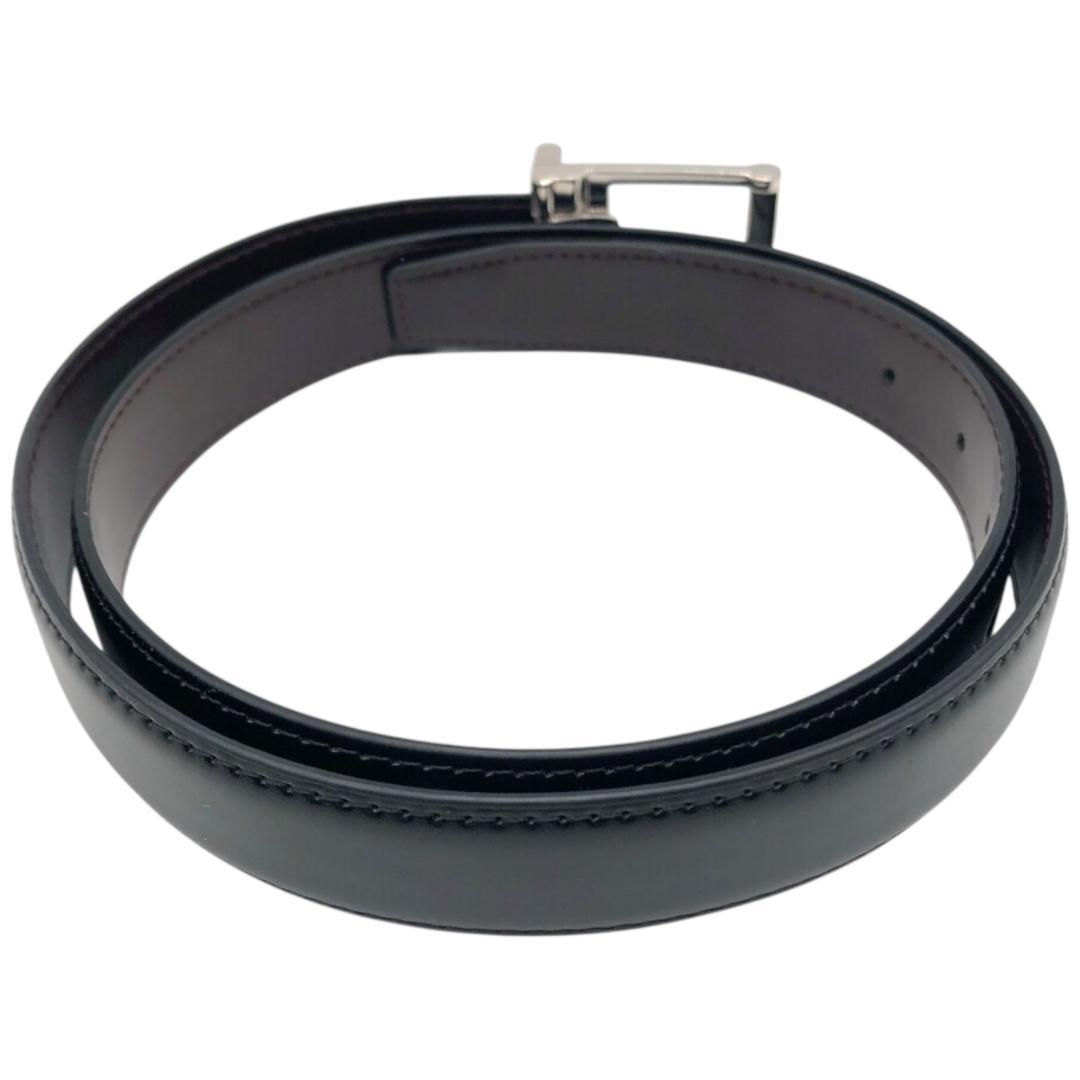 【美品】BVLGARI ブルガリ バックル ベルト付き シルバー ブラック