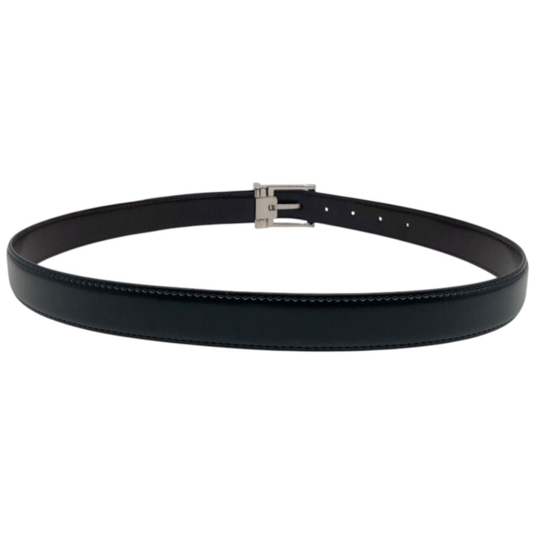 【美品】BVLGARI ブルガリ バックル ベルト付き シルバー ブラック