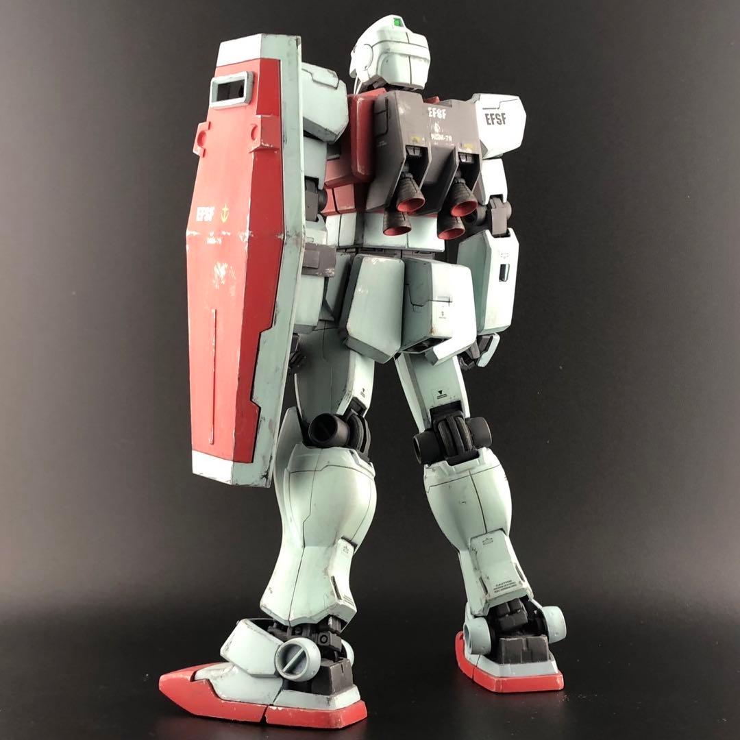 MGジム RGM-79 塗装完成品 改造カスタム品 機動戦士ガンダム オリジン 汚れあり 塗装済み完成品 MGジム改 MGジム RGM-79 塗装完成品