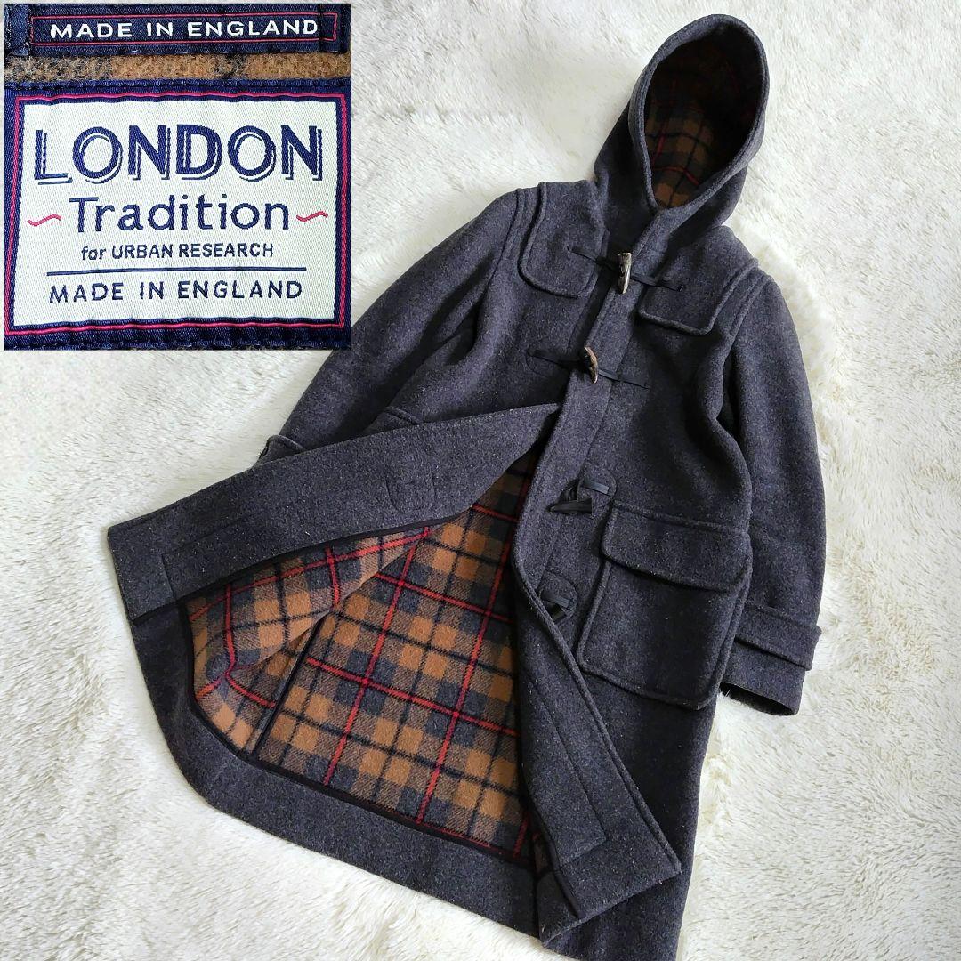 ロンドントラディション×アーバンリサーチ別注 ダッフルコート　ロング丈　チェック ロンドントラディション アーバンリサーチ別注 チェック ロング