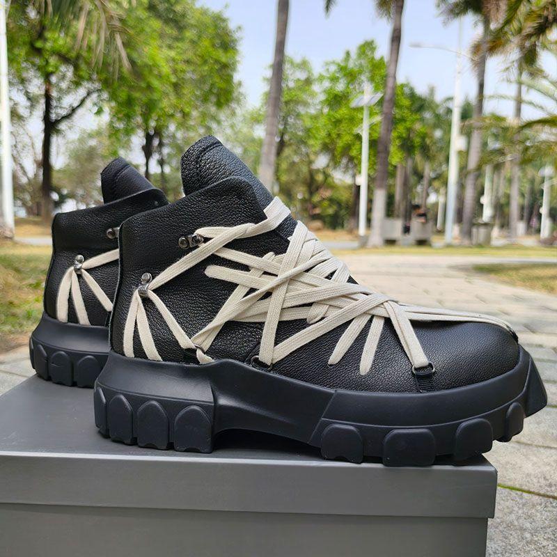 Rick Owens マーチンブーツ ブラック レースアップ 増高
