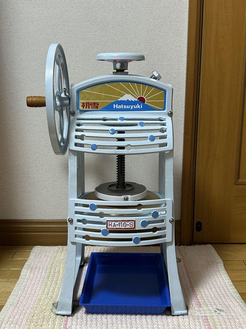 初雪　手動かき氷機　【美品】　自宅で専門店クオリティ