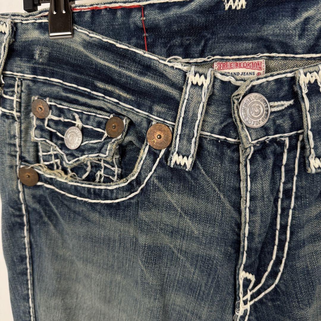 TRUE RELIGION RICKY SUPER T 極太ステッチ デニム