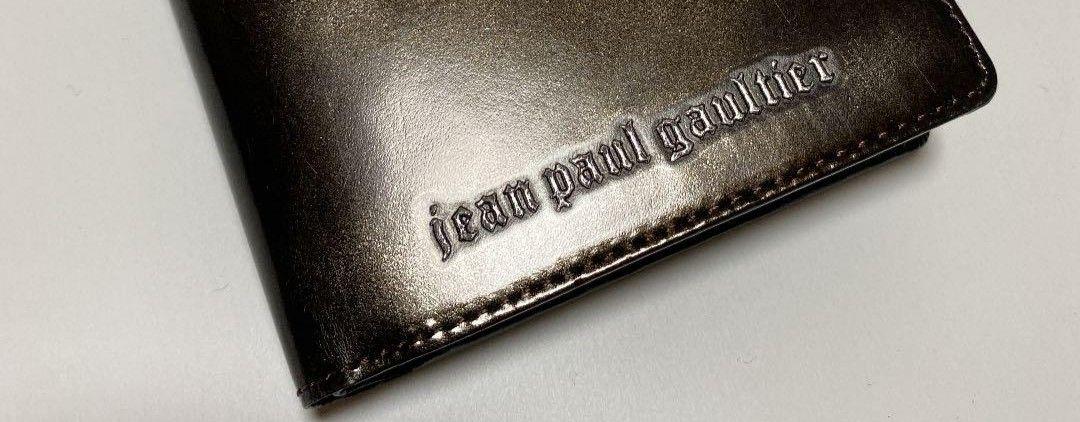 Jean Paul Gaultier 二つ折り財布 ブラック - メルカリ