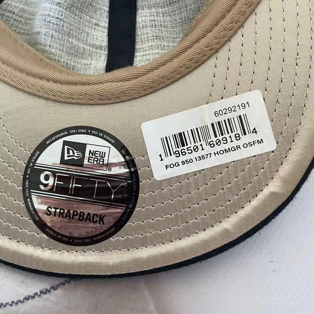 FEAR OF GOD X NEW ERA フロントGキャップ