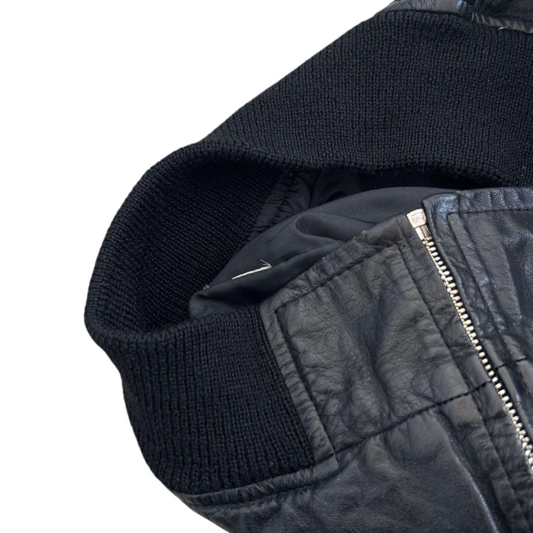 短丈◎ 80s~ UNKNOWN Zip Up Leather Jacket