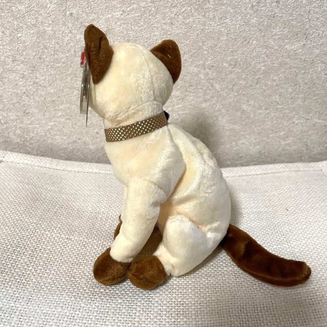 ty ビーニーベイビーズ 猫 ぬいぐるみ シャム猫 - メルカリ