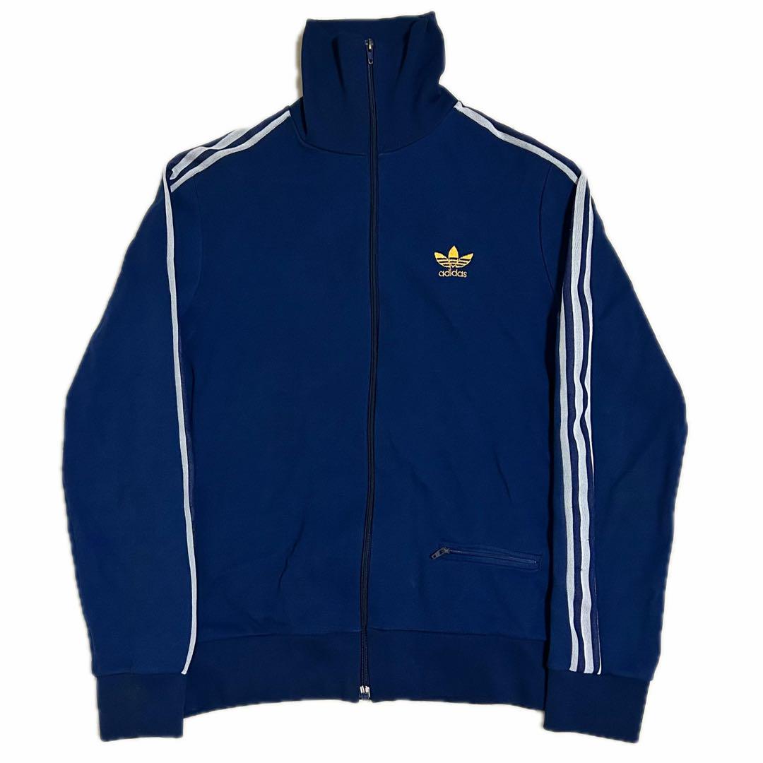 adidas アディダス トラックジャケット VENTEX 70s 青 70s adidas VENTEX トラックジャケット アディダス ジャージ