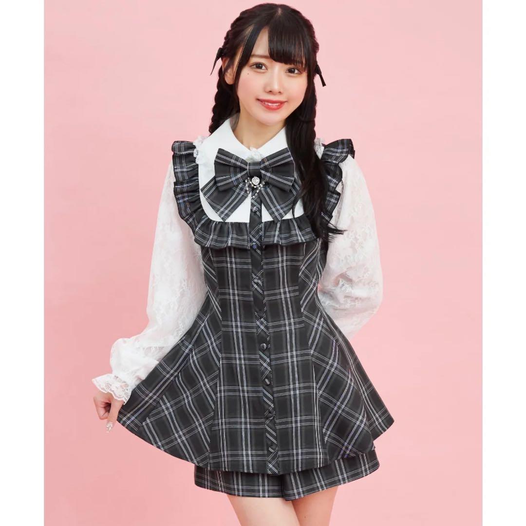 Secret Honey レース袖&レースヨークセットアップM Secret Honey