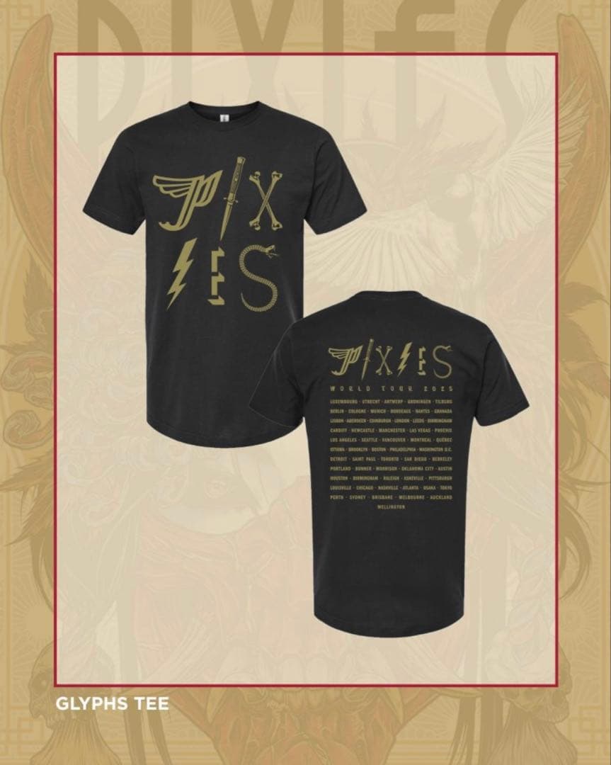 会場 Pixies WORLD TOUR 2025 Tシャツ LL・MUSIC TEE