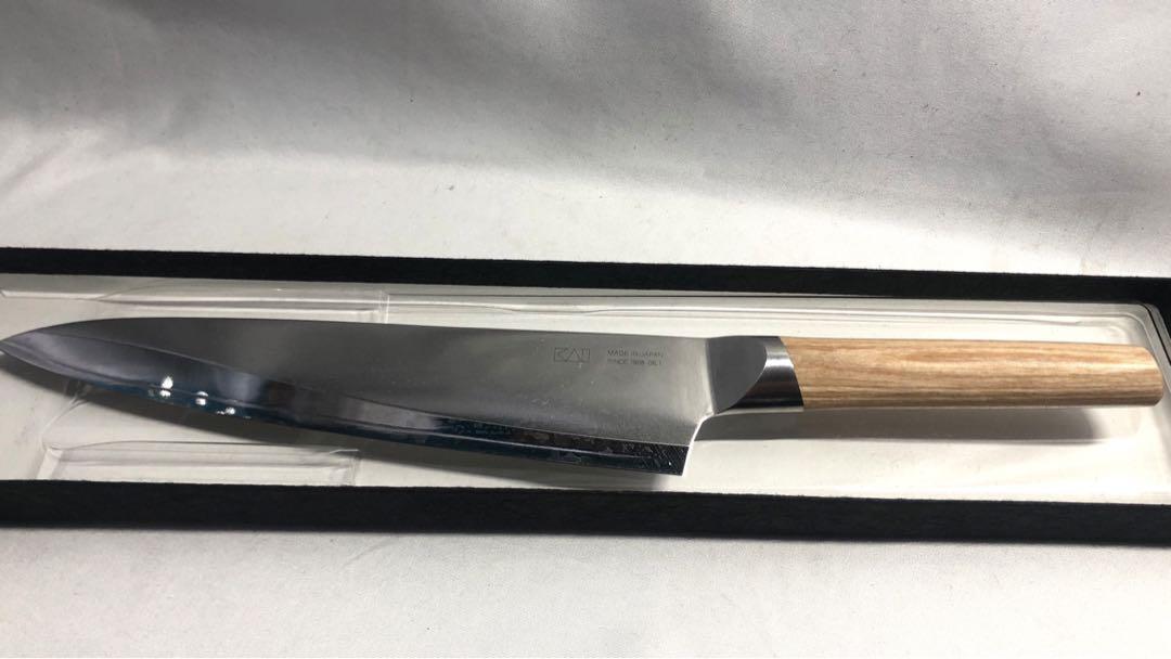 630○関孫六　貝印　牛刀　210㎜　包丁　ダマスカス