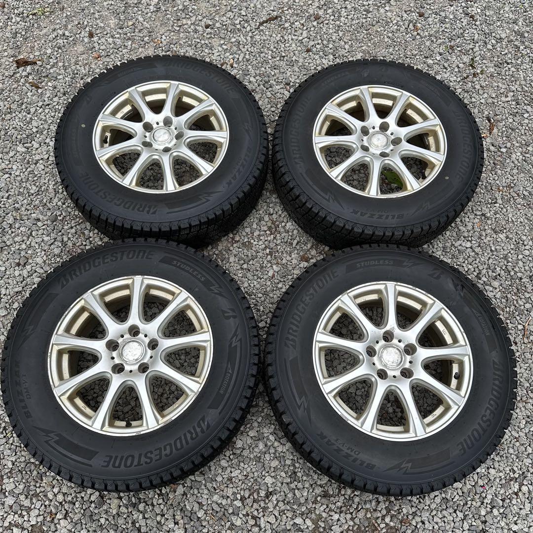 BRIDGESTONE Blizzak DM-V3スタッドレスタイヤ 16インチ - メルカリ