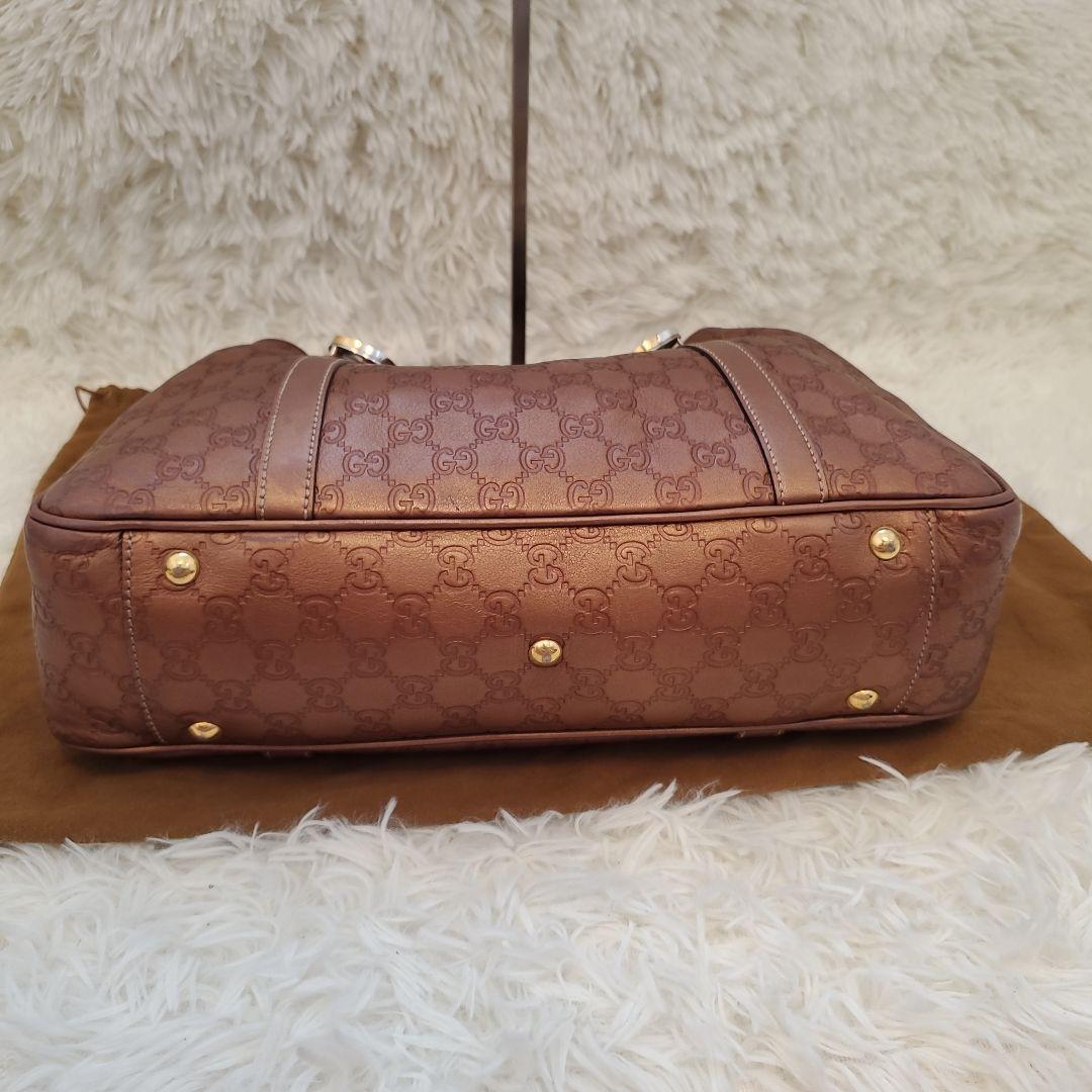 ⭐美品⭐GUCCIシマGGツインズトートバッグショルダーバッグレザー
