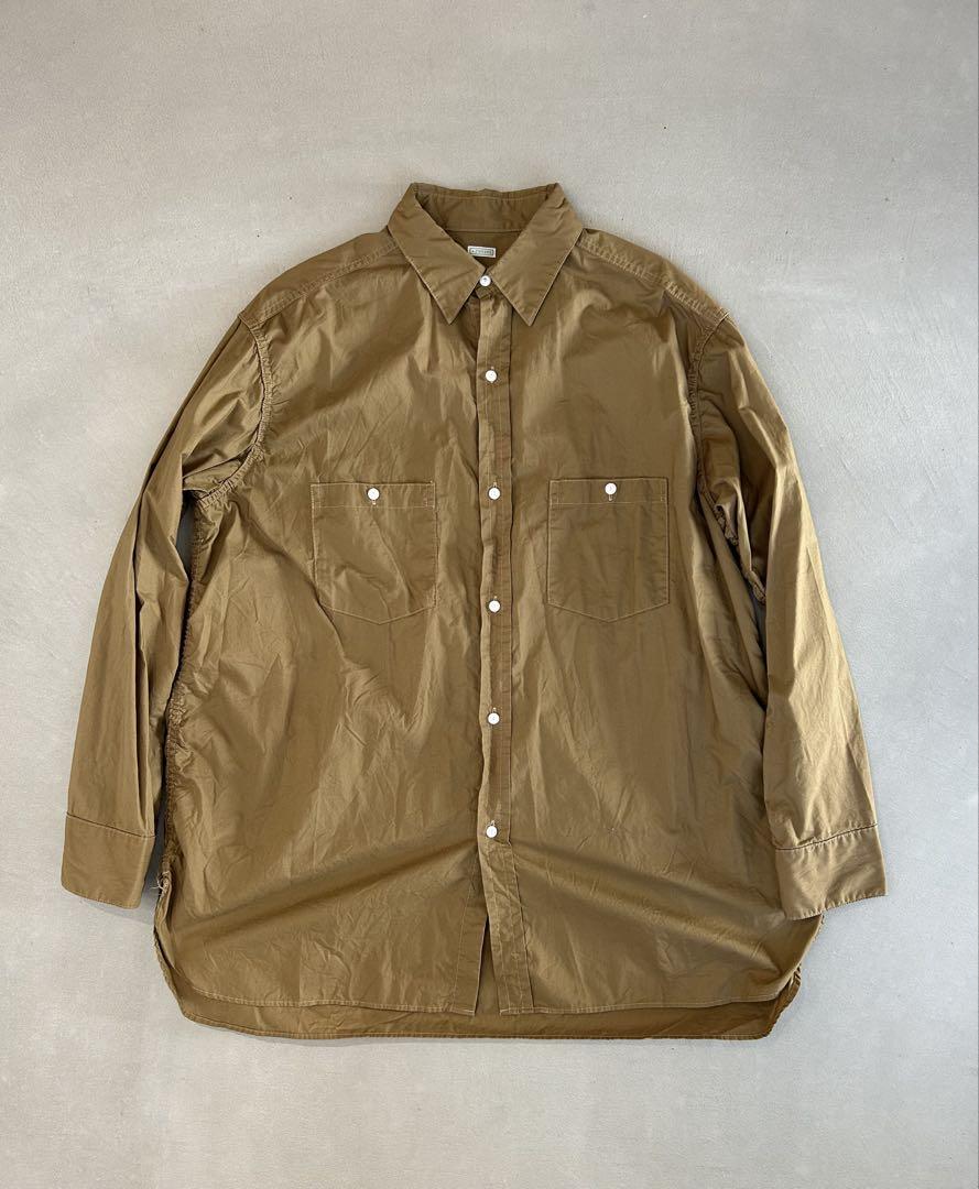 トップス A.PRESSE Over Dyeing Military Shirt