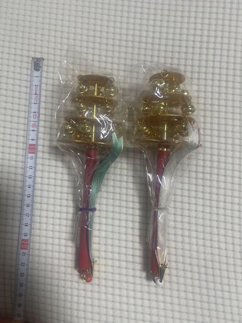 神社　神楽鈴　２つ　巫女鈴　巫女舞