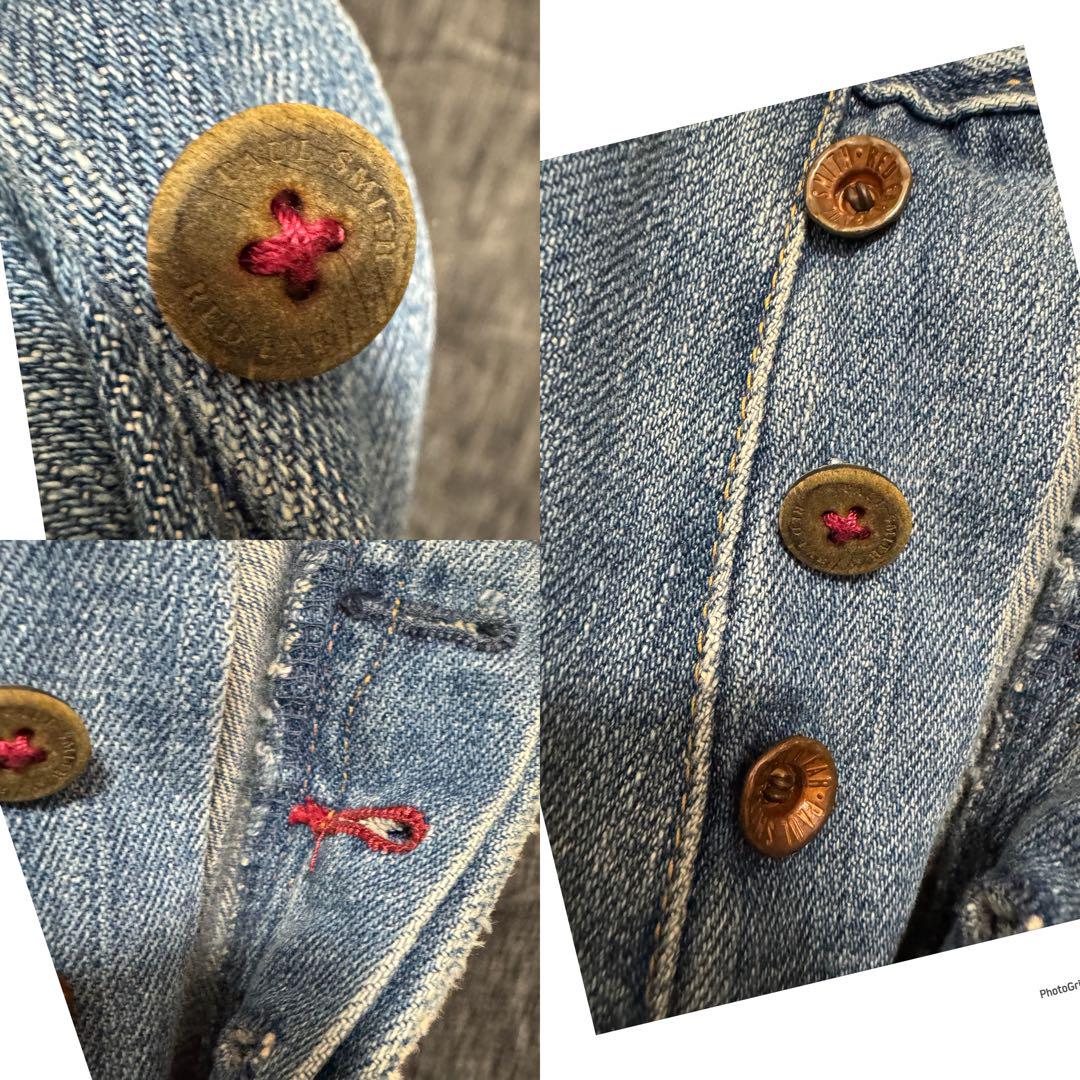 Paul Smith RED EAR ダメージ加工デニム　職人　ジーンズ　襤褸