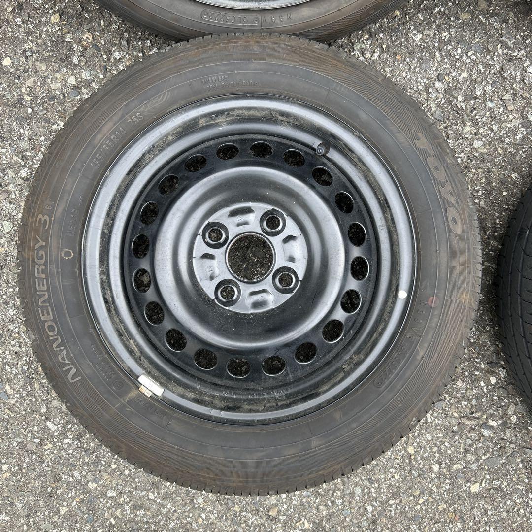 155/65R14 ホイールとタイヤ②２本分